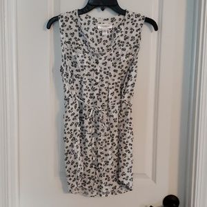 Sleeveless Floral Maternity Top - S